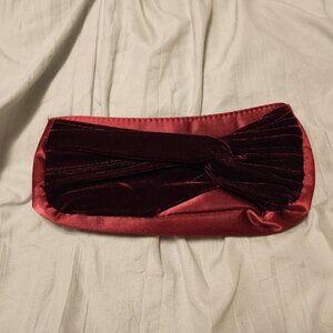 Red Velvet Bow Clutch